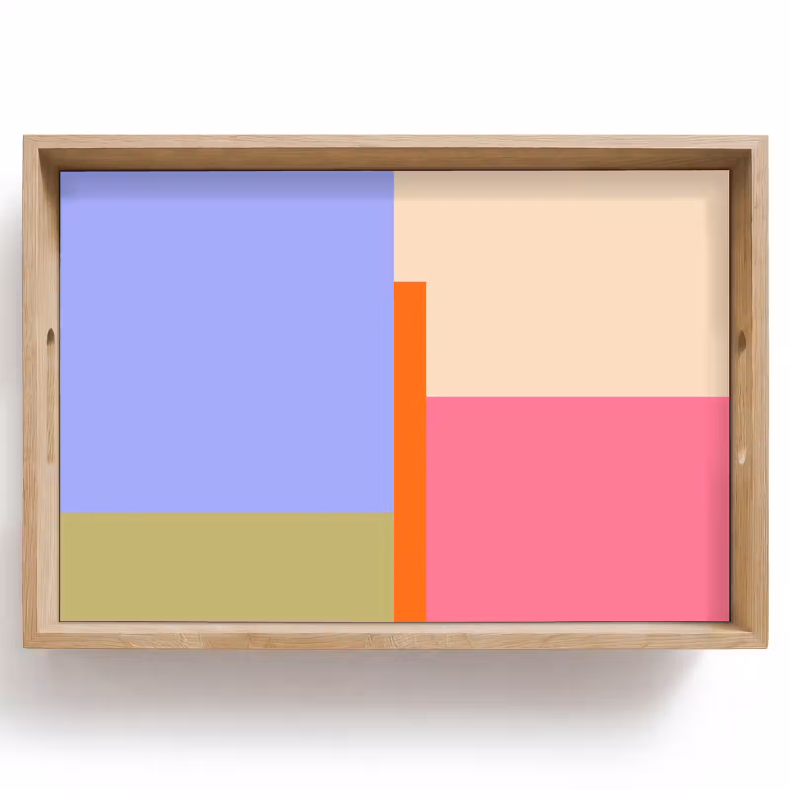 Tablett - Zusammenfassung – Geometrie – Kunst – Modern – Farbenfroh — 1