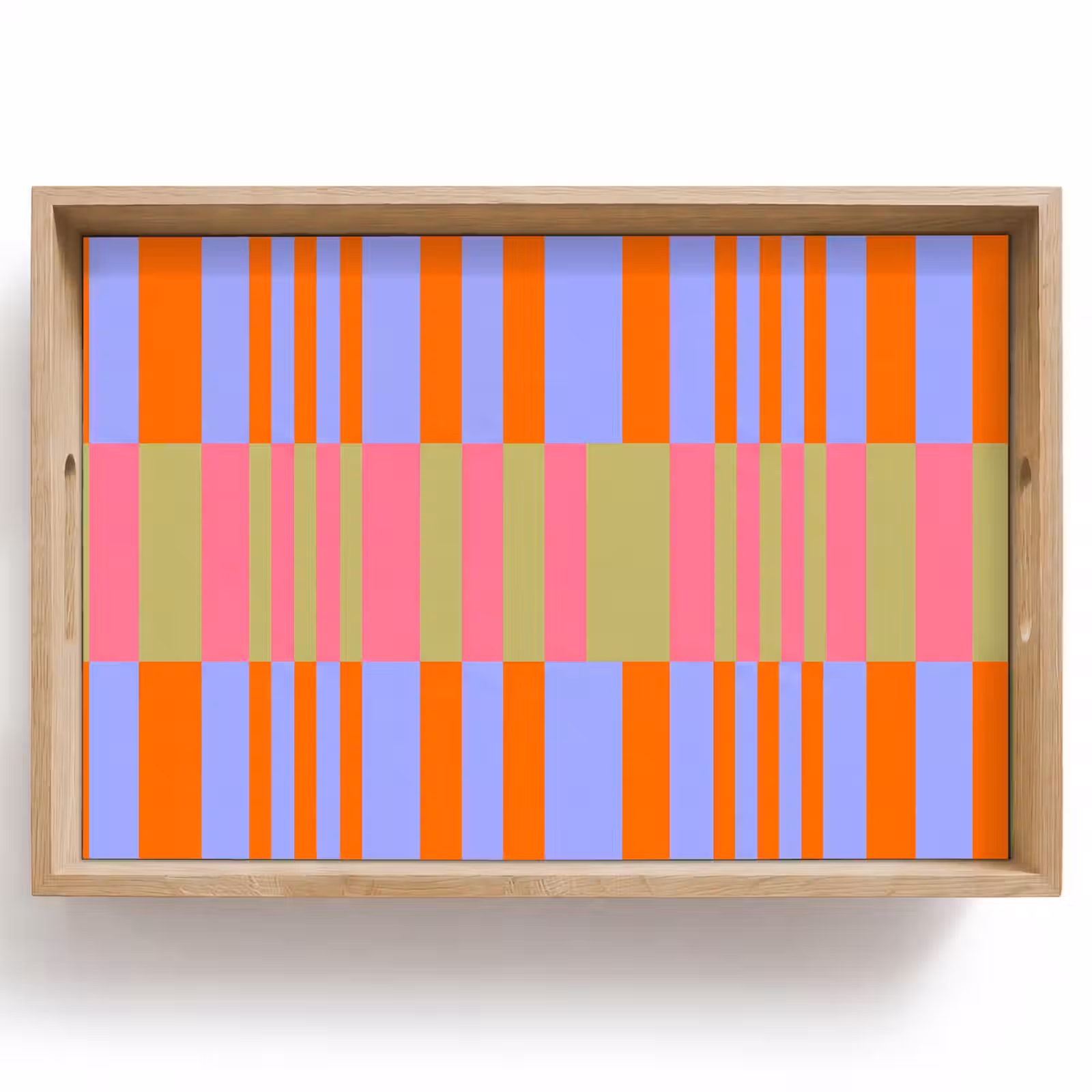 Tablett - Zusammenfassung – Muster – Geometrisch – Farbenfroh – Modern — 1