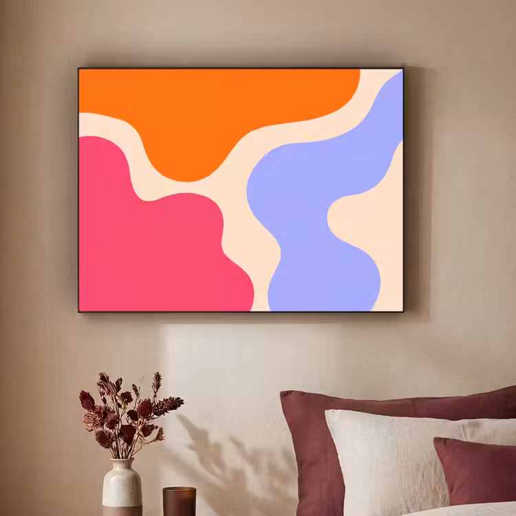 Art Frame - Zusammenfassung – Organische Formen – Design – Modern – Farbenfroh — 2