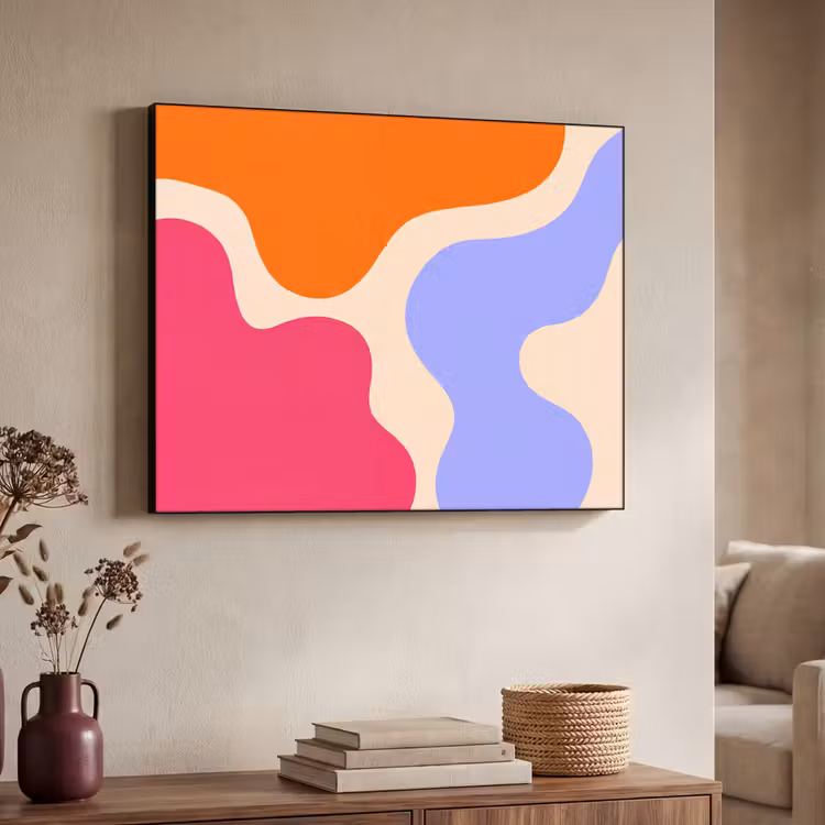 Art Frame - Zusammenfassung – Organische Formen – Design – Modern – Farbenfroh — 3