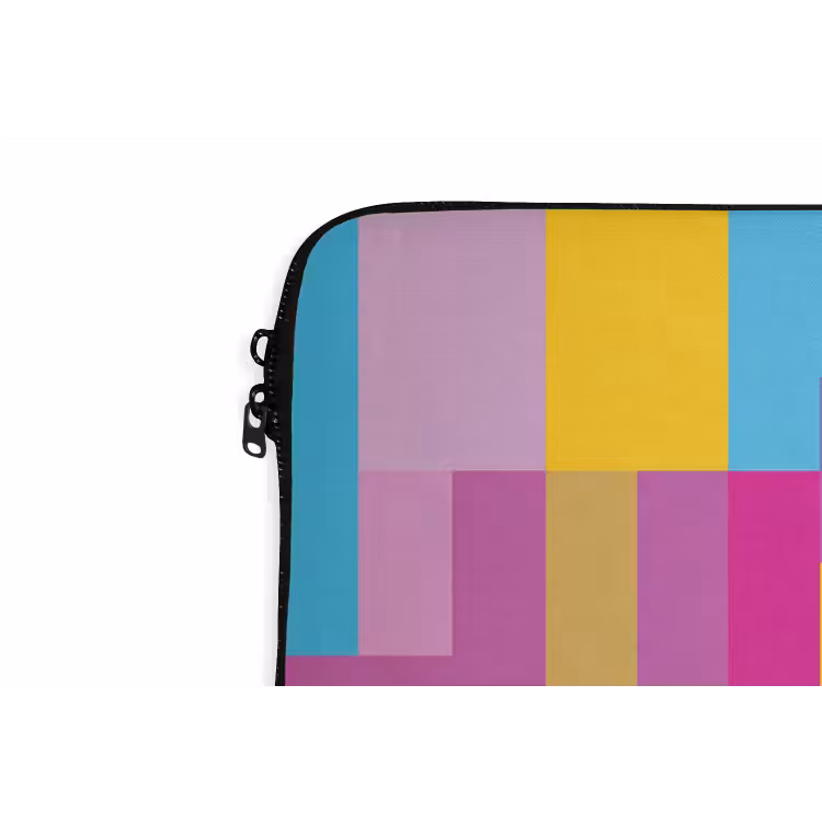 Laptop hülle - Abstrakt – Geometrisch – Kunst – Farbenfroh – Modern — 5