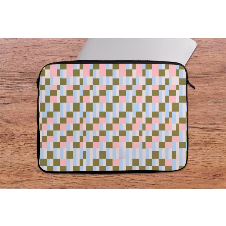 Laptop hülle - Muster – Geometrisch – Abstrakt – Farbenfroh – Modern — 2