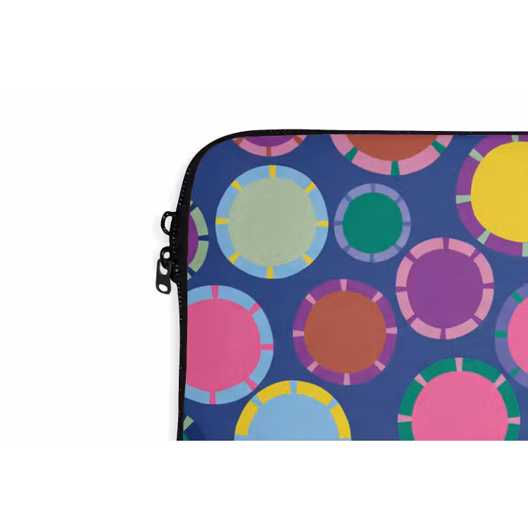 Laptop hülle - Muster – Kreise – Abstrakt – Bunt — 5