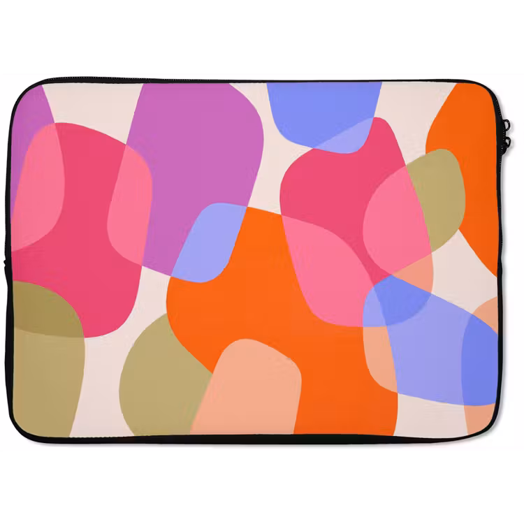 Laptop hülle - Zusammenfassung – Formen – Modern – Farbenfroh — 1