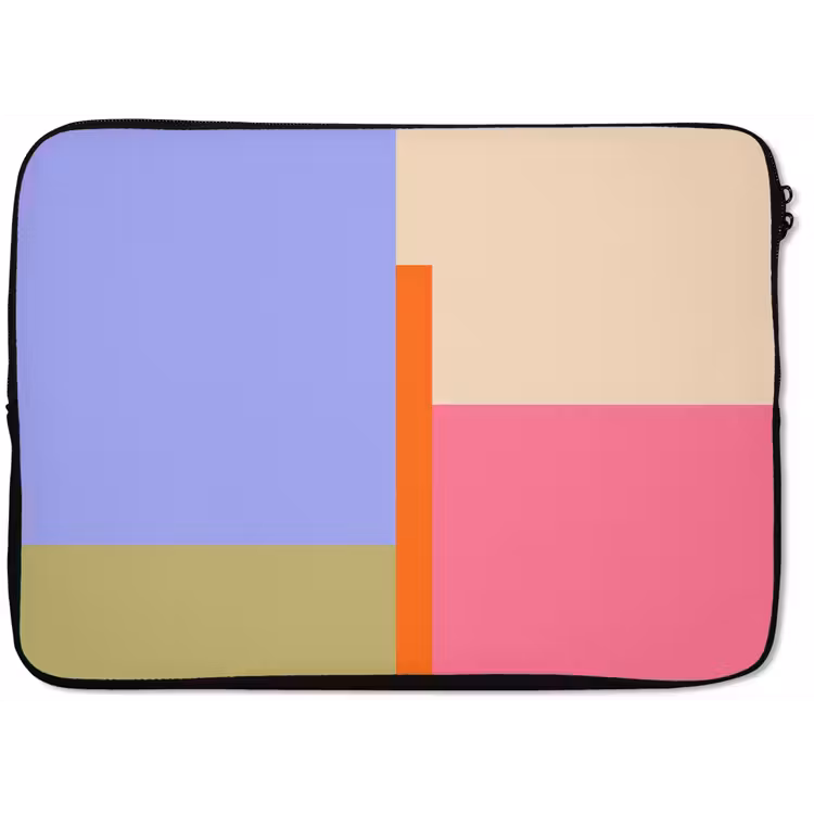 Laptop hülle - Zusammenfassung – Geometrie – Kunst – Modern – Farbenfroh — 1