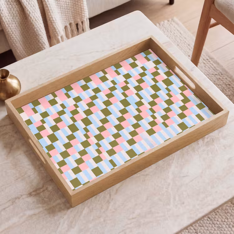 Tablett - Muster – Geometrisch – Abstrakt – Farbenfroh – Modern — 2