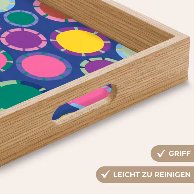 Tablett - Muster – Kreise – Abstrakt – Bunt — 5
