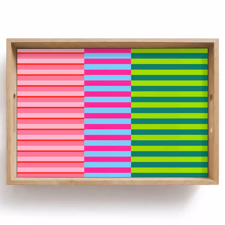 Tablett - Muster – Streifen – Modern – Abstrakt – Bunt — 1