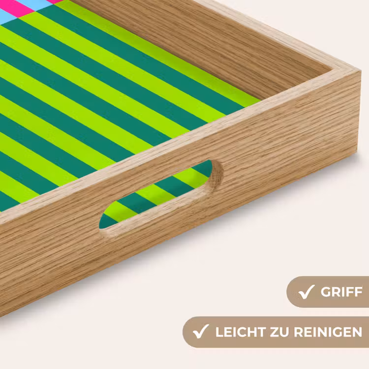 Tablett - Muster – Streifen – Modern – Abstrakt – Bunt — 5
