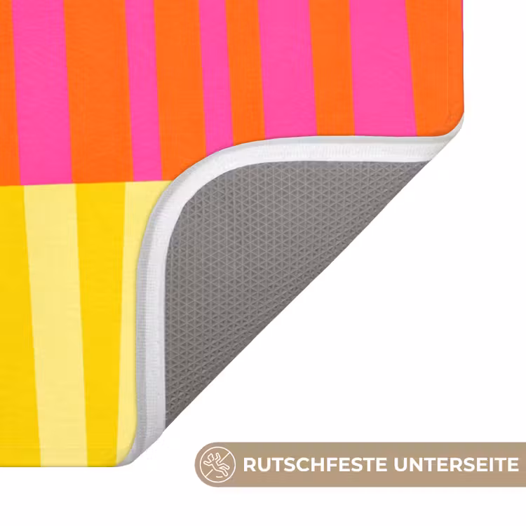 WC Vorleger - Muster – Streifen – Abstrakt – Modern – Farbenfroh — 3