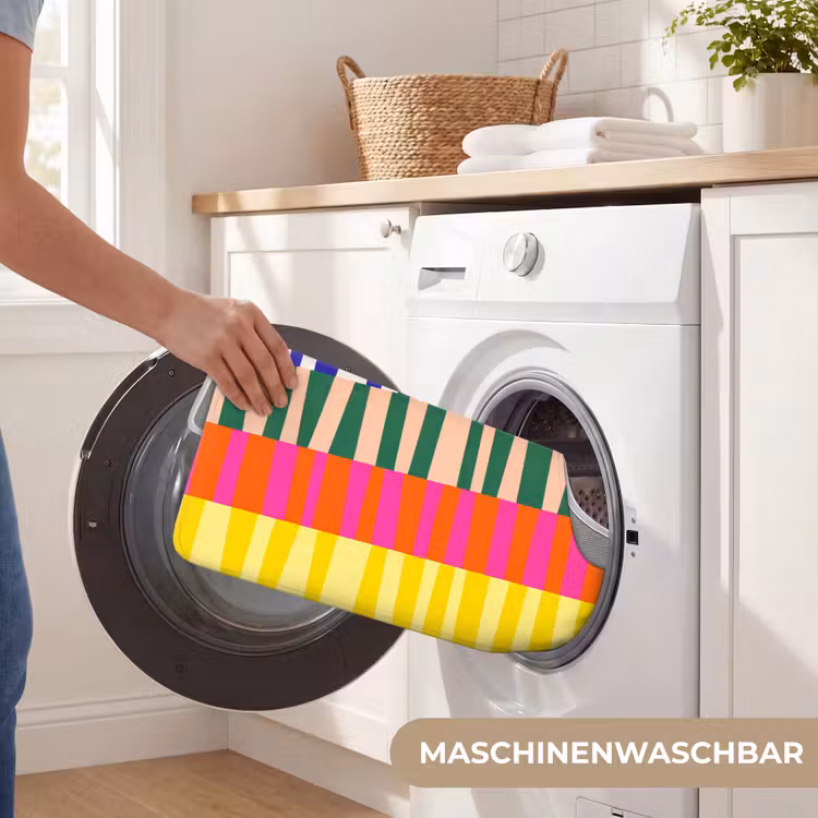 WC Vorleger - Muster – Streifen – Abstrakt – Modern – Farbenfroh — 7