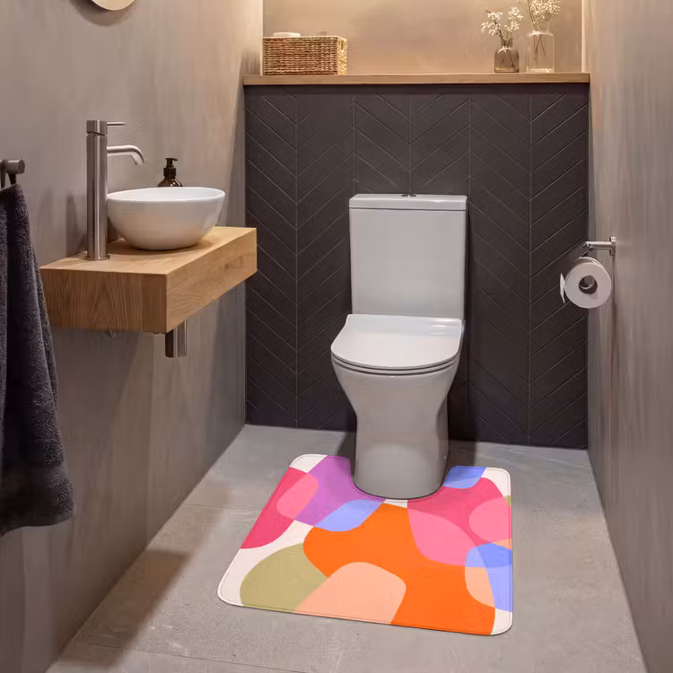 WC Vorleger - Zusammenfassung – Formen – Modern – Farbenfroh — 2