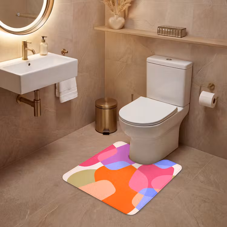 WC Vorleger - Zusammenfassung – Formen – Modern – Farbenfroh — 4