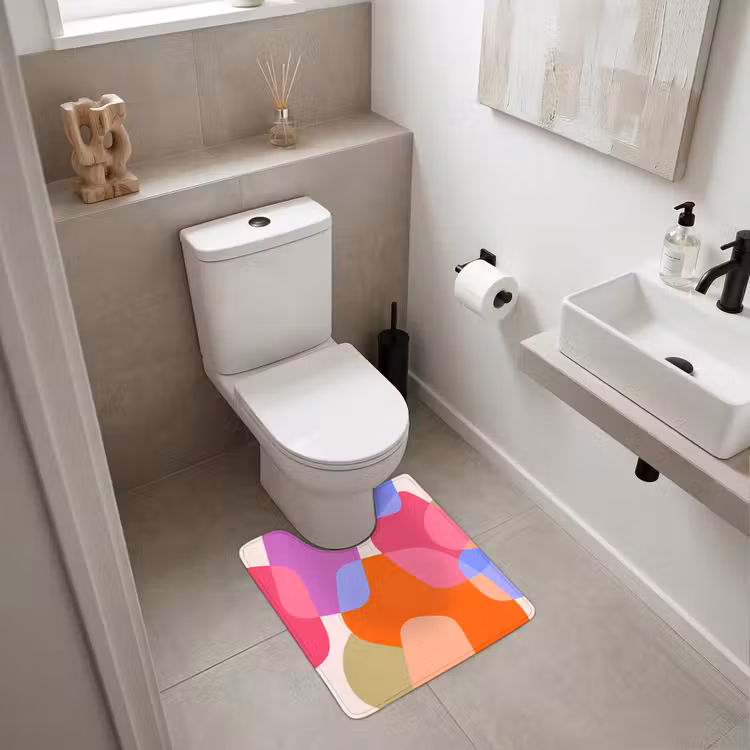 WC Vorleger - Zusammenfassung – Formen – Modern – Farbenfroh — 6