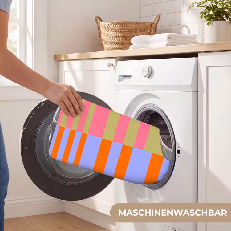 WC Vorleger - Zusammenfassung – Muster – Geometrisch – Farbenfroh – Modern — 7