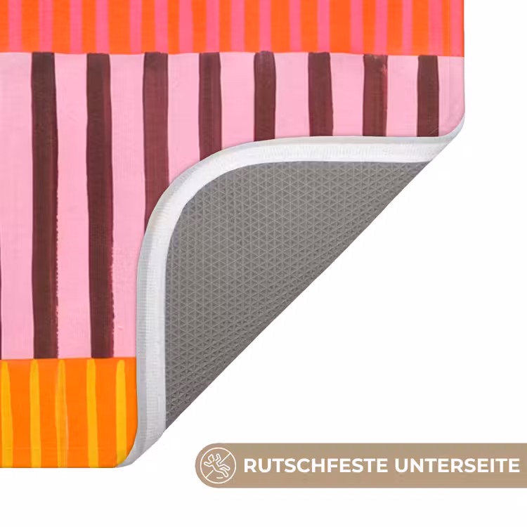 WC Vorleger - Zusammenfassung – Streifen – Modern – Farbenfroh – Kunst — 3