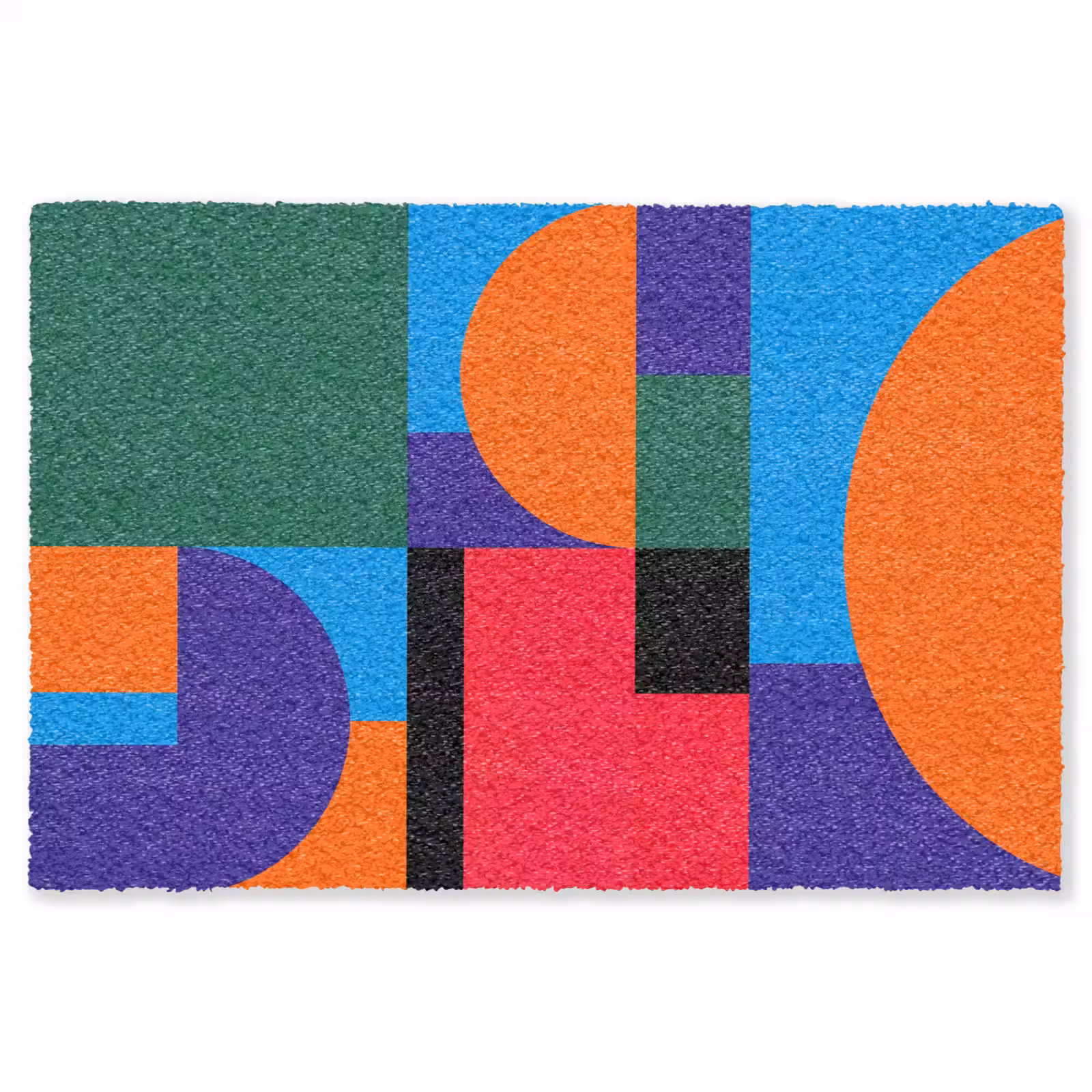 Teppich - Geometrisch – Abstrakt – Formen – Farbenfroh – Modern — 1