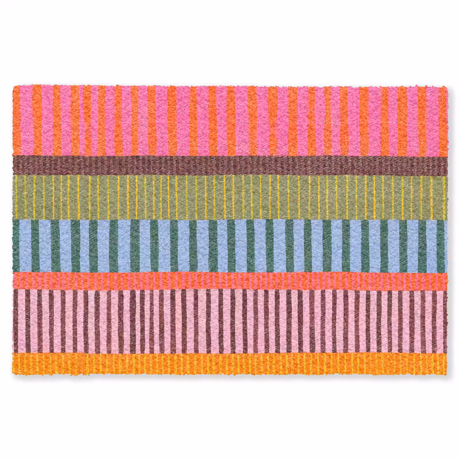 Teppich - Zusammenfassung – Streifen – Modern – Farbenfroh – Kunst — 1