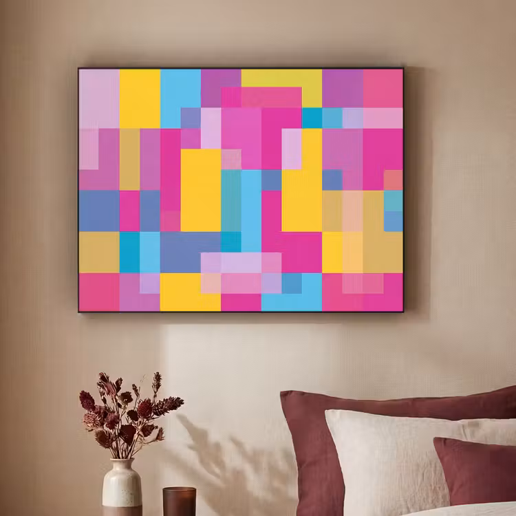 Art Frame - Abstrakt – Geometrisch – Kunst – Farbenfroh – Modern — 2