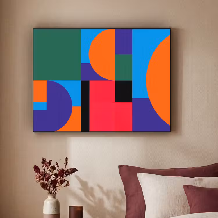 Art Frame - Geometrisch – Abstrakt – Formen – Farbenfroh – Modern — 2