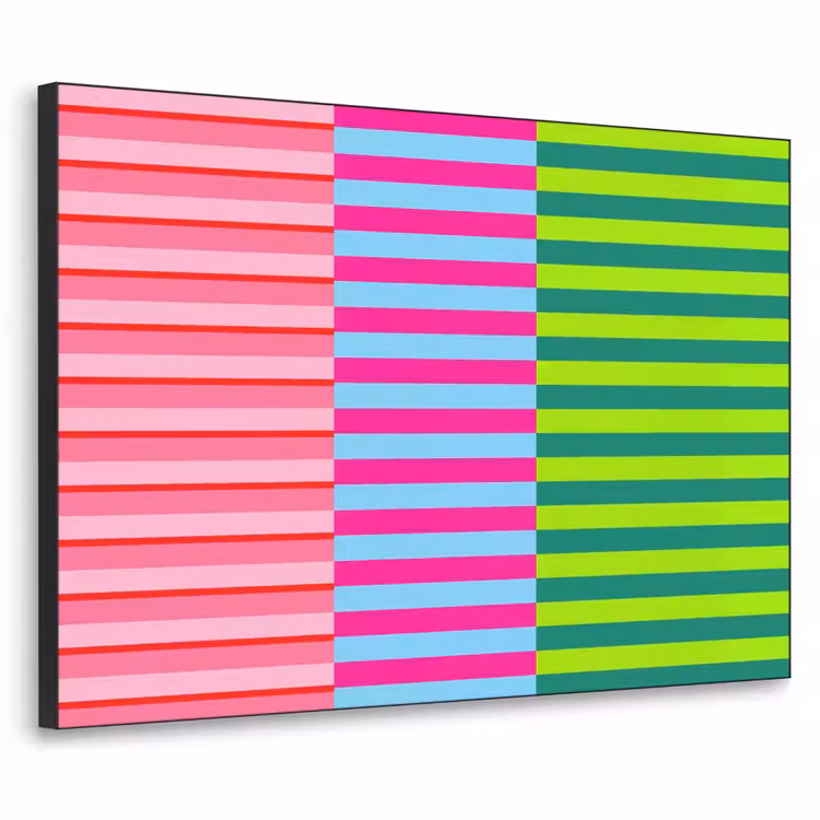 Art Frame - Muster – Streifen – Modern – Abstrakt – Bunt — 1
