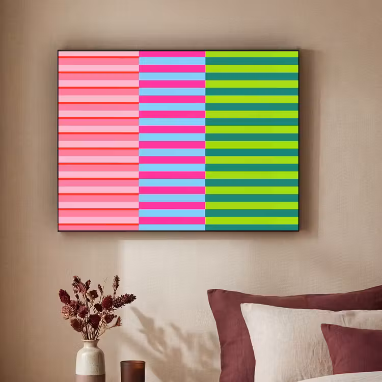 Art Frame - Muster – Streifen – Modern – Abstrakt – Bunt — 2