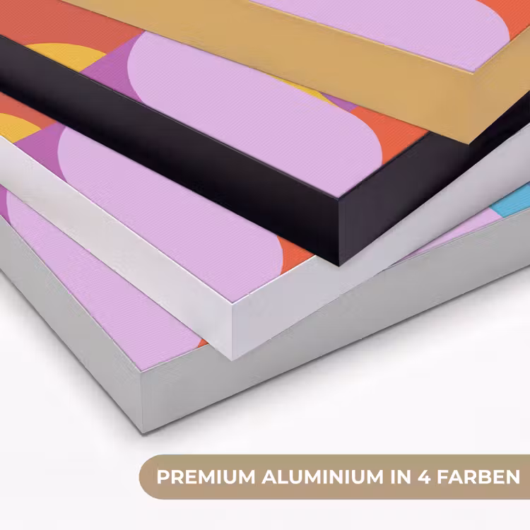Art Frame - Zusammenfassung – Geometrie – Farbenfroh – Modern – Kunst — 5