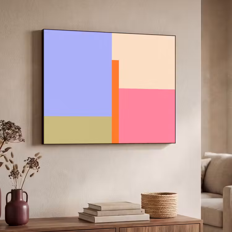 Art Frame - Zusammenfassung – Geometrie – Kunst – Modern – Farbenfroh — 3