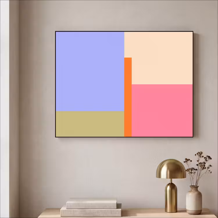 Art Frame - Zusammenfassung – Geometrie – Kunst – Modern – Farbenfroh — 4