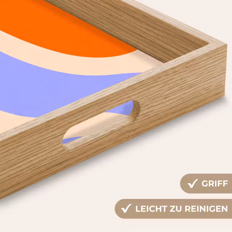 Tablett - Zusammenfassung – Organische Formen – Design – Modern – Farbenfroh — 5