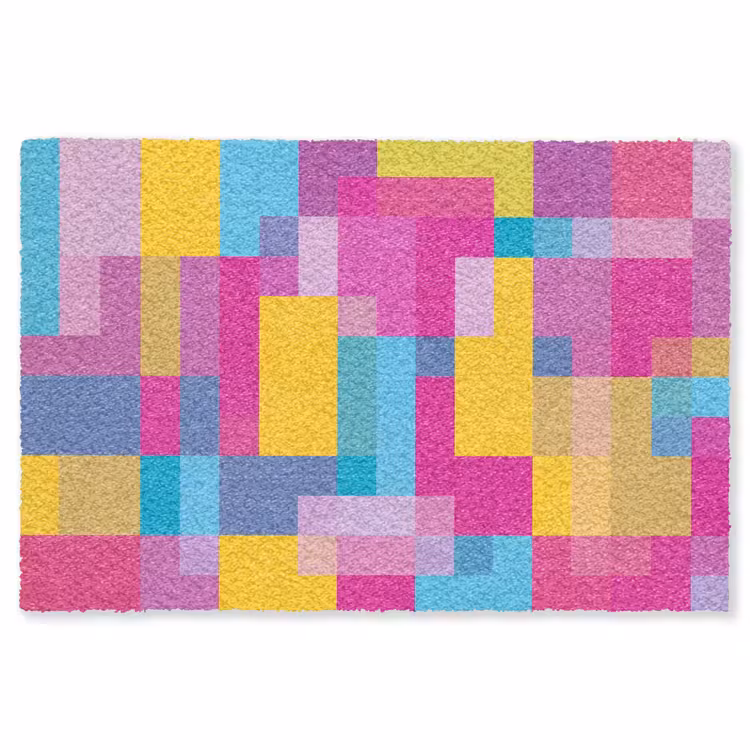Teppich - Abstrakt – Geometrisch – Kunst – Farbenfroh – Modern — 1