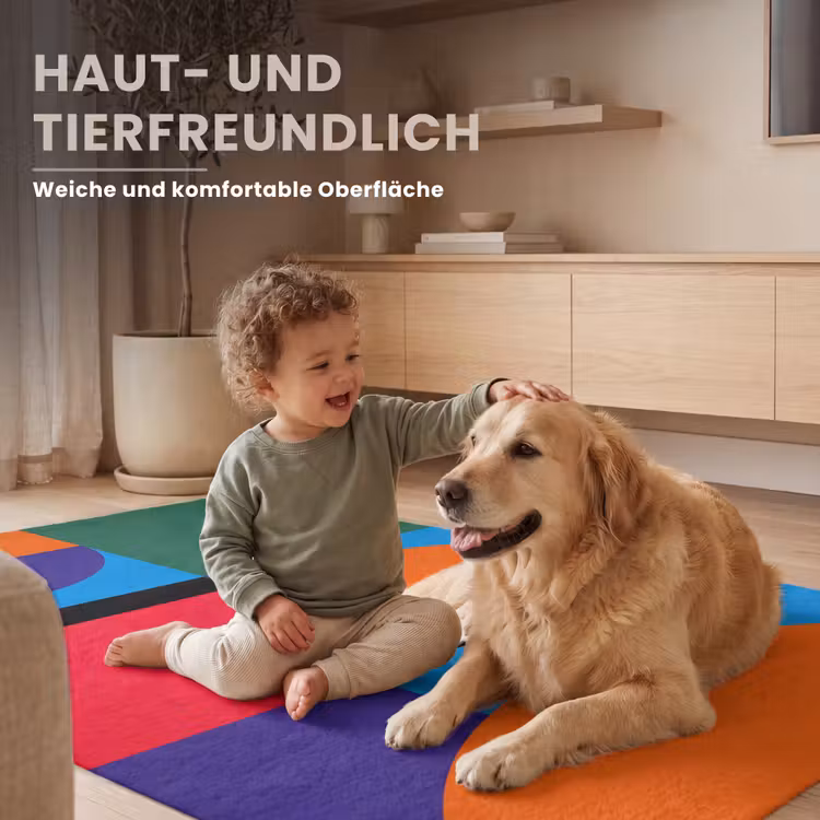 Teppich - Geometrisch – Abstrakt – Formen – Farbenfroh – Modern — 6