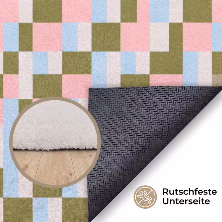 Teppich - Muster – Geometrisch – Abstrakt – Farbenfroh – Modern — 4