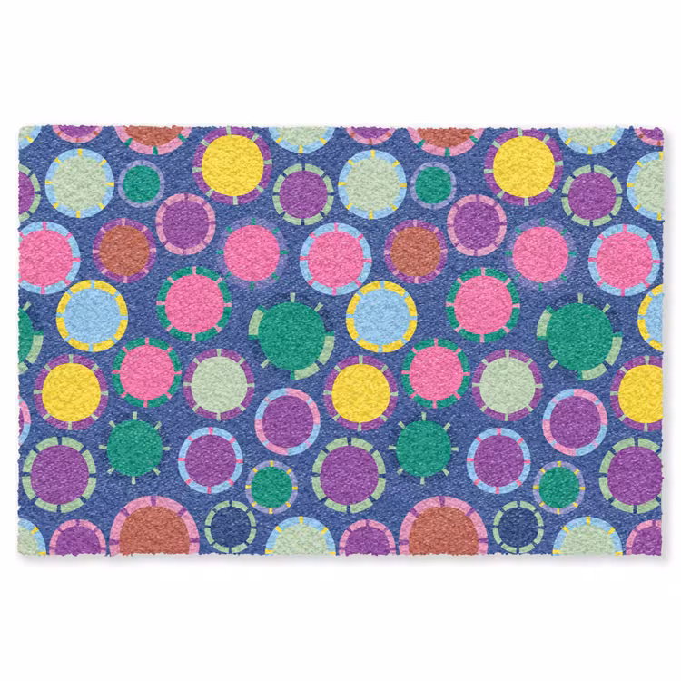 Teppich - Muster – Kreise – Abstrakt – Bunt — 1