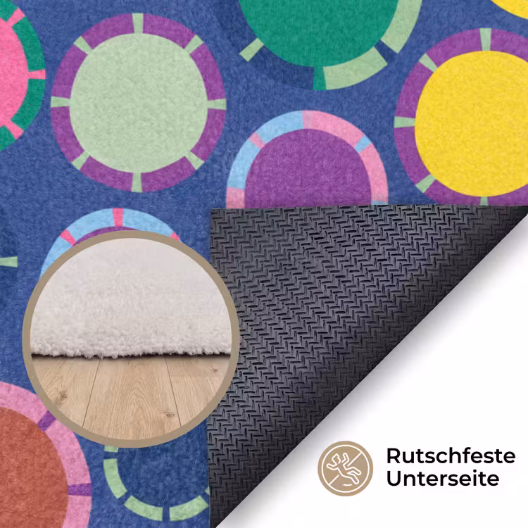 Teppich - Muster – Kreise – Abstrakt – Bunt — 4
