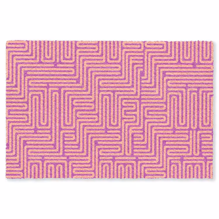 Teppich - Muster – Linien – Abstrakt – Modern – Lila — 1