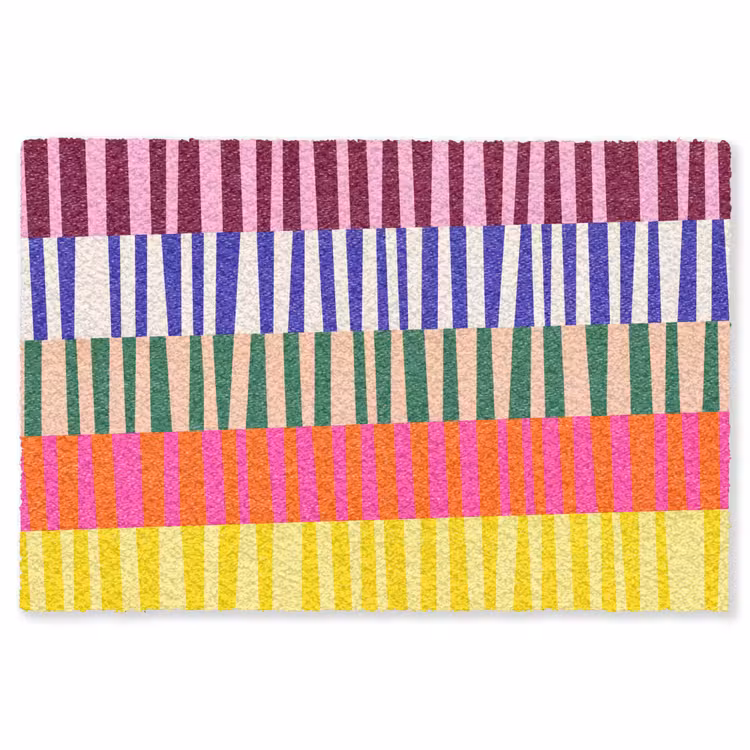 Teppich - Muster – Streifen – Abstrakt – Modern – Farbenfroh — 1