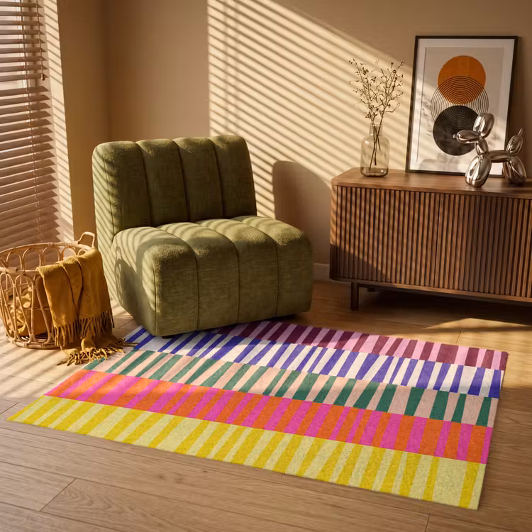 Teppich - Muster – Streifen – Abstrakt – Modern – Farbenfroh — 2