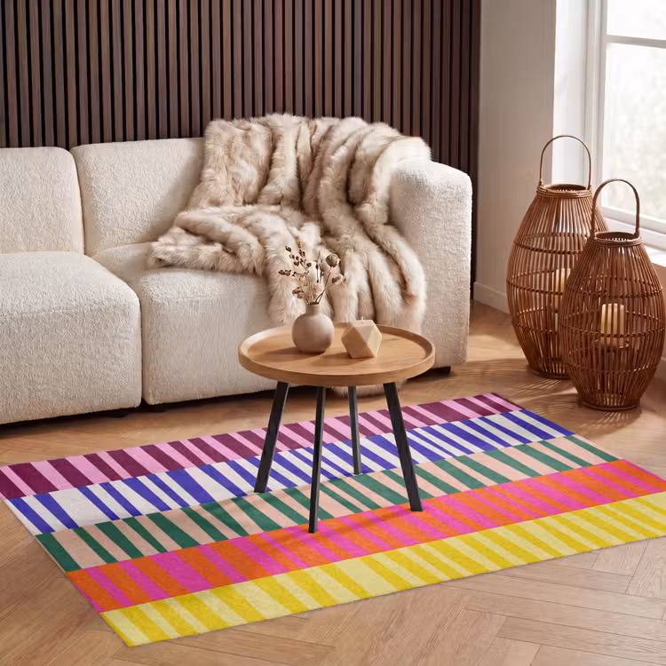 Teppich - Muster – Streifen – Abstrakt – Modern – Farbenfroh — 3
