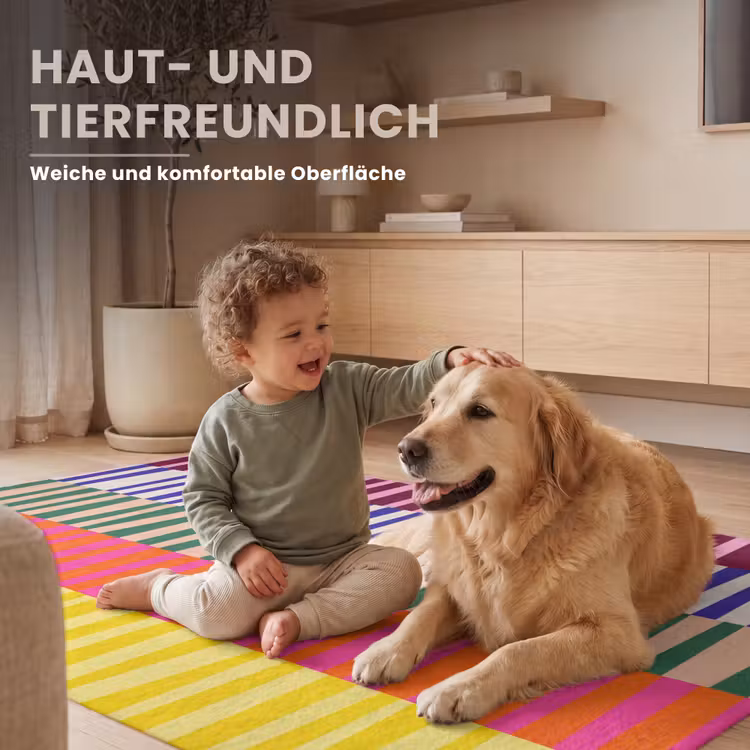Teppich - Muster – Streifen – Abstrakt – Modern – Farbenfroh — 6
