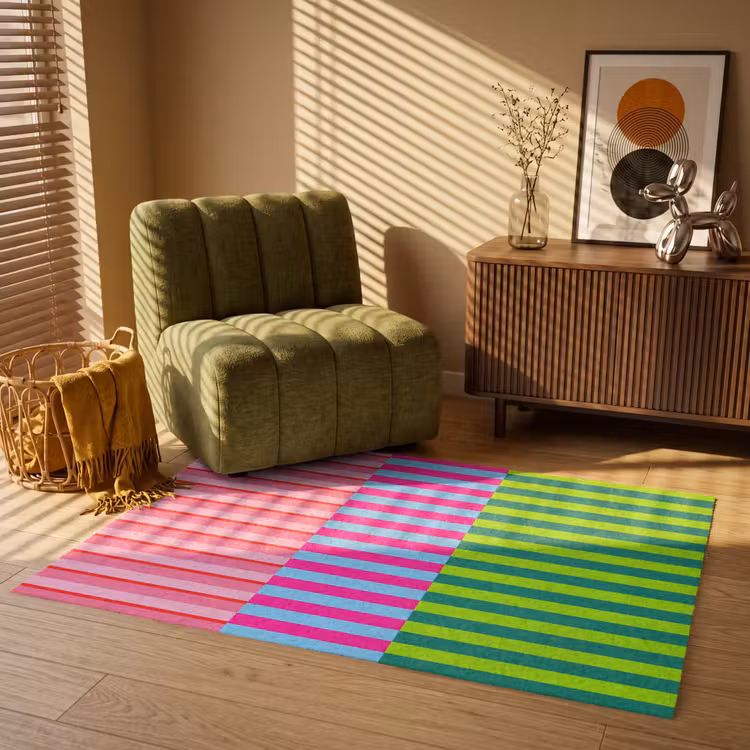 Teppich - Muster – Streifen – Modern – Abstrakt – Bunt — 2