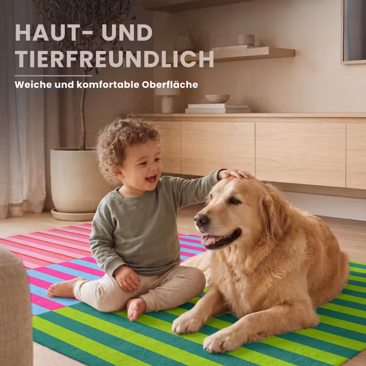 Teppich - Muster – Streifen – Modern – Abstrakt – Bunt — 6