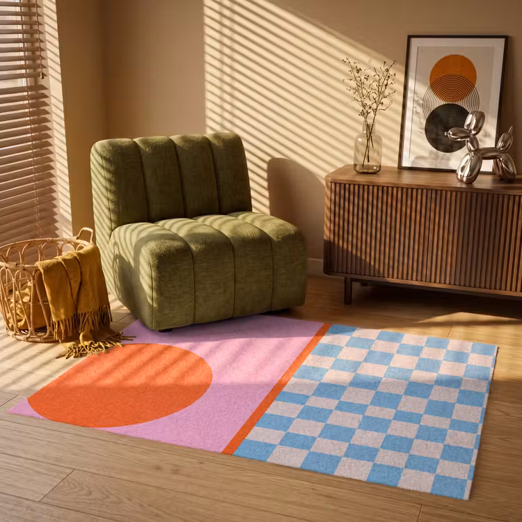 Teppich - Zusammenfassung – Formen – Geometrisch – Modern – Farbenfroh — 2