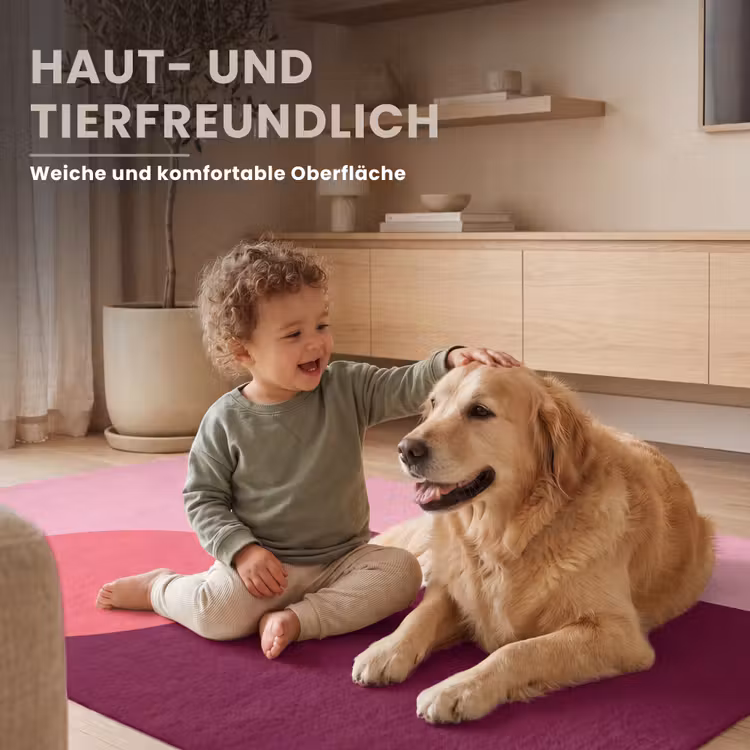 Teppich - Zusammenfassung – Formen – Rosa – Modern – Design — 6