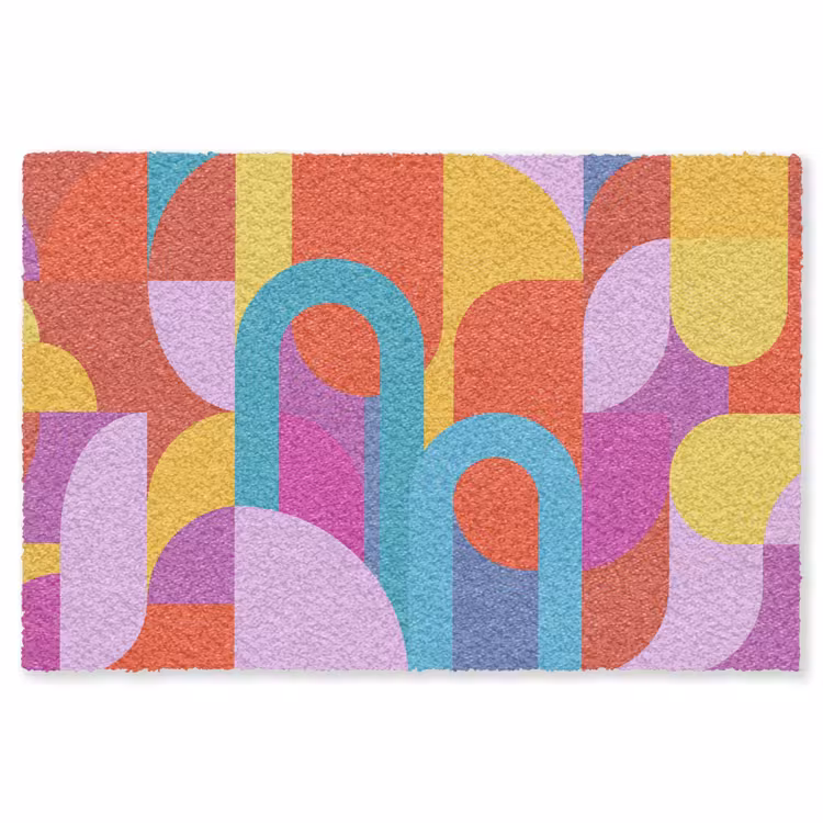 Teppich - Zusammenfassung – Geometrie – Farbenfroh – Modern – Kunst — 1