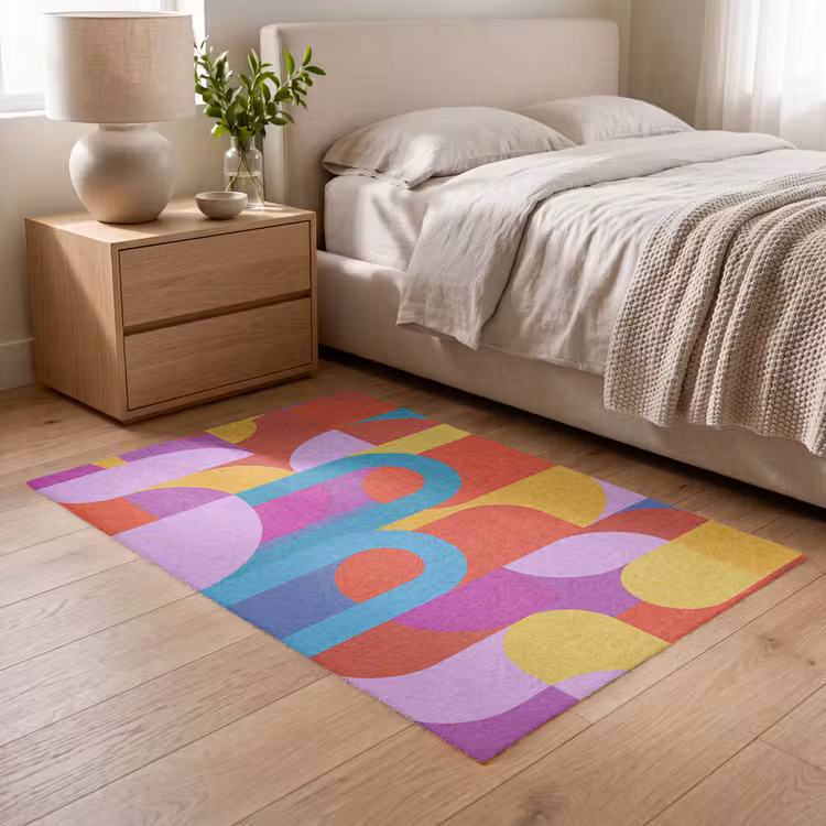 Teppich - Zusammenfassung – Geometrie – Farbenfroh – Modern – Kunst — 5