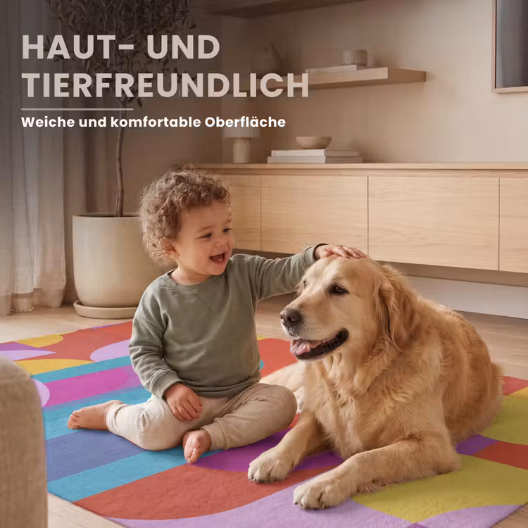 Teppich - Zusammenfassung – Geometrie – Farbenfroh – Modern – Kunst — 6