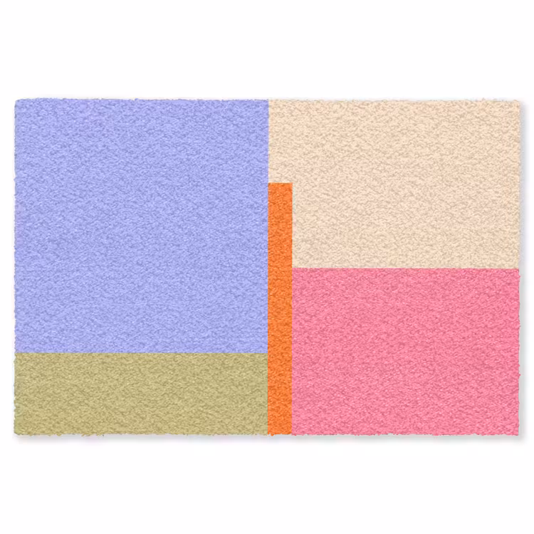 Teppich - Zusammenfassung – Geometrie – Kunst – Modern – Farbenfroh — 1