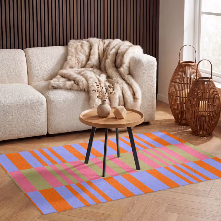 Teppich - Zusammenfassung – Muster – Geometrisch – Farbenfroh – Modern — 3