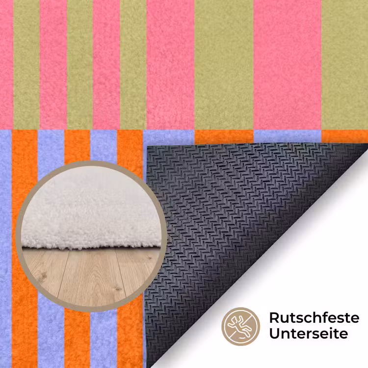 Teppich - Zusammenfassung – Muster – Geometrisch – Farbenfroh – Modern — 4